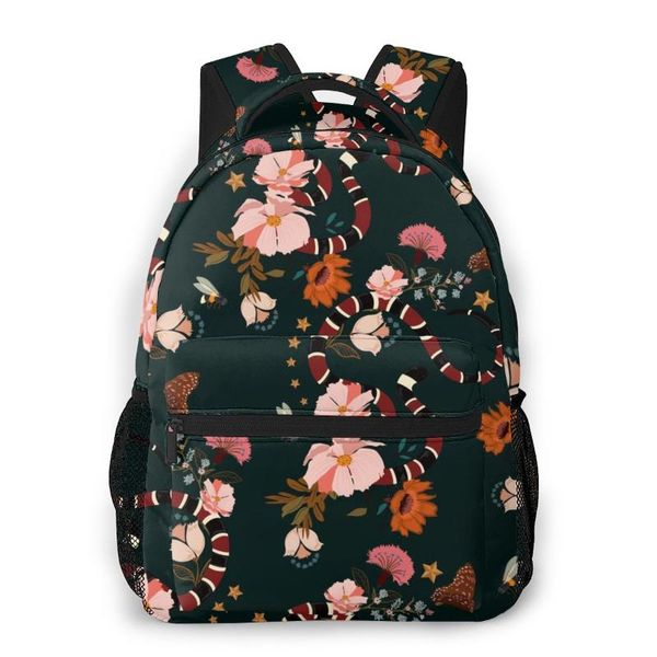 women fashion backpack male travel backpack mens bag large lapshopping travel bag snake with flowers dark print
women fashion backpack male travel backpack mens bag large lapshopping travel bag snake with flowers dark print