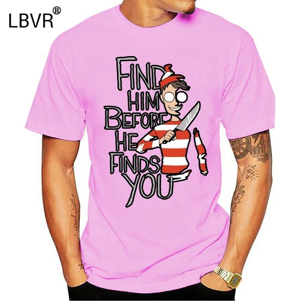wheres waldo t-shirt funny horror halloween sizes fall new