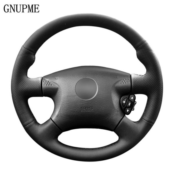 hand-stitched steering wheel cover black artificial leather anti-slip car steering wheel covers for almera 2000-2003
hand-stitched steering wheel cover black artificial leather anti-slip car steering wheel covers for almera 2000-2003