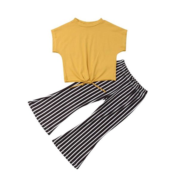 ребёнок одежда мода дети девочки black and white stripes расклешенные брюки жилет футболки топы летние наряды 2-7t 2pcs set
ребёнок одежда мода дети девочки black and white stripes расклешенные брюки жилет футболки топы летние наряды 2-7t 2pcs set