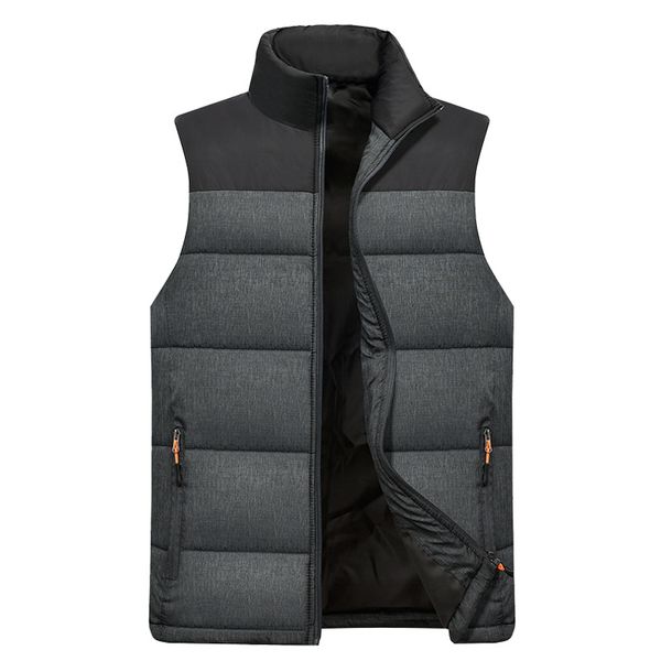 men's vests mens waistcoats fashion winter waistcoat men casual sleeveless thicken warm cotton-padded vest jacket outerwear male, Black;white 
men's vests mens waistcoats fashion winter waistcoat men casual sleeveless thicken warm cotton-padded vest jacket outerwear male, Black;white