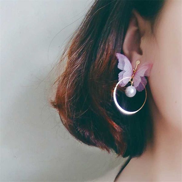 dangle & chandelier 8seasons women fashion ethereal butterfly drop earrings yarn imitation pearls pink blue colors earring 6.5x4cm, 1 pair, Silver
dangle & chandelier 8seasons women fashion ethereal butterfly drop earrings yarn imitation pearls pink blue colors earring 6.5x4cm, 1 pair, Silver