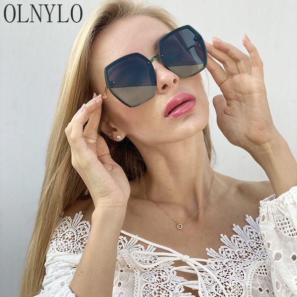new women men sunglasses pc oversize frame black gradient sun glasses brand designers outdoor drivers uv400, White;black
new women men sunglasses pc oversize frame black gradient sun glasses brand designers outdoor drivers uv400, White;black