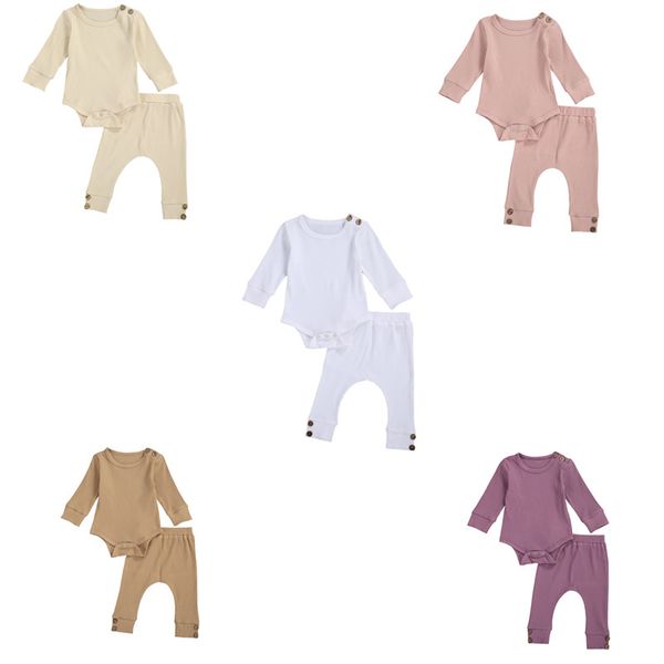 cathery 2pcs newborn baby boy girl long sleeve bodysuit pants solid color pajamas ribbed fall winter outfit, White
cathery 2pcs newborn baby boy girl long sleeve bodysuit pants solid color pajamas ribbed fall winter outfit, White