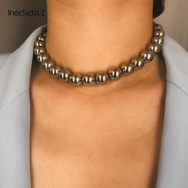 ingesight.z punk gold color beads short necklace clavicle chain statement simple minimalist choker necklace collar women jewelry, Golden;silver
ingesight.z punk gold color beads short necklace clavicle chain statement simple minimalist choker necklace collar women jewelry, Golden;silver
