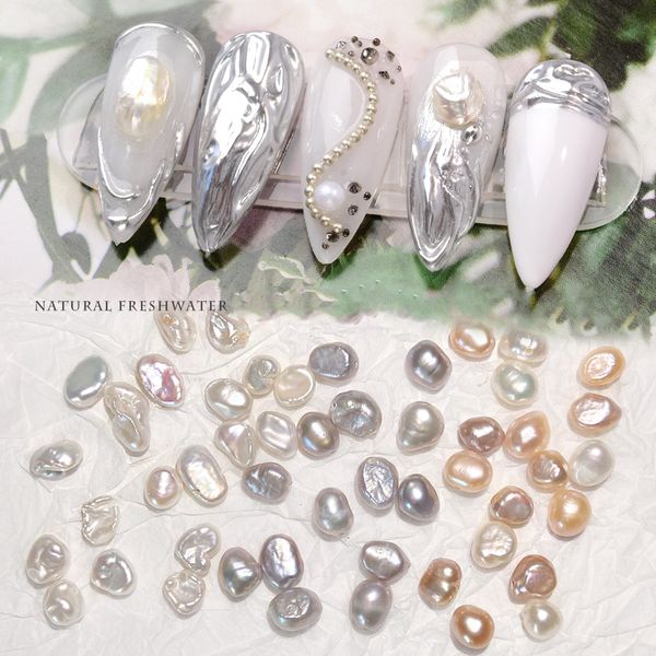 10pcs 3d natural pearls nail art decorations irregular freshwater pearl ornaments elegant jewelry charming manicure accessories, Silver;gold
10pcs 3d natural pearls nail art decorations irregular freshwater pearl ornaments elegant jewelry charming manicure accessories, Silver;gold