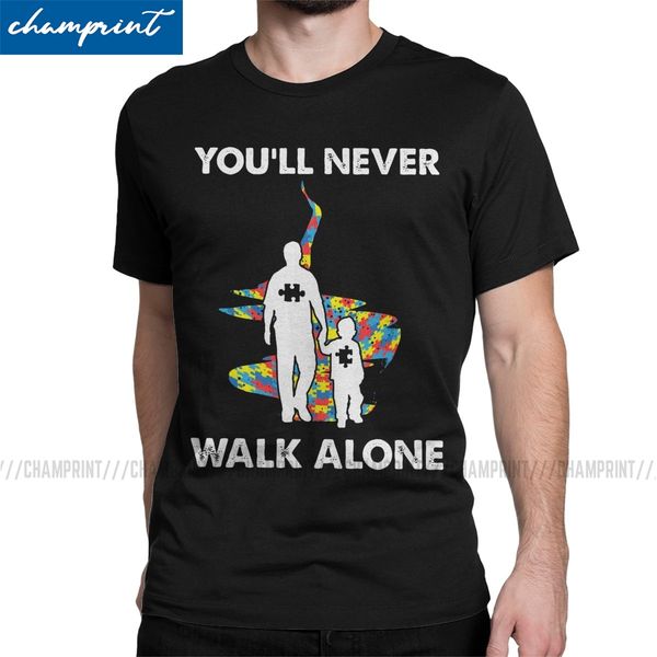 you'll never walk alone father son autism awareness t shirt men novelty t-shirt o neck autismo autistic tee shirt plus size
you'll never walk alone father son autism awareness t shirt men novelty t-shirt o neck autismo autistic tee shirt plus size