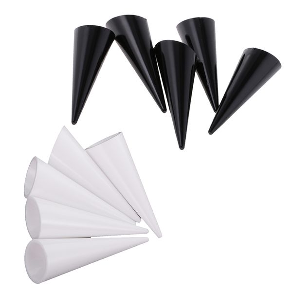 10 pieces bulk plastic finger cone ring stand display holder showcase black/white jewelry organizer, Golden;silver
10 pieces bulk plastic finger cone ring stand display holder showcase black/white jewelry organizer, Golden;silver