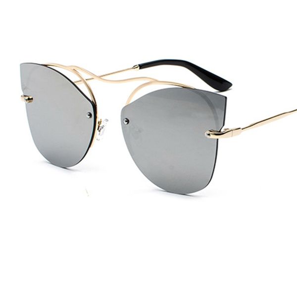 feminino 2020 frameless rimless women's fashion cat eye sunglasses sunglasses mirror luxury ladies glasse trend dtxat, White;black
feminino 2020 frameless rimless women's fashion cat eye sunglasses sunglasses mirror luxury ladies glasse trend dtxat, White;black