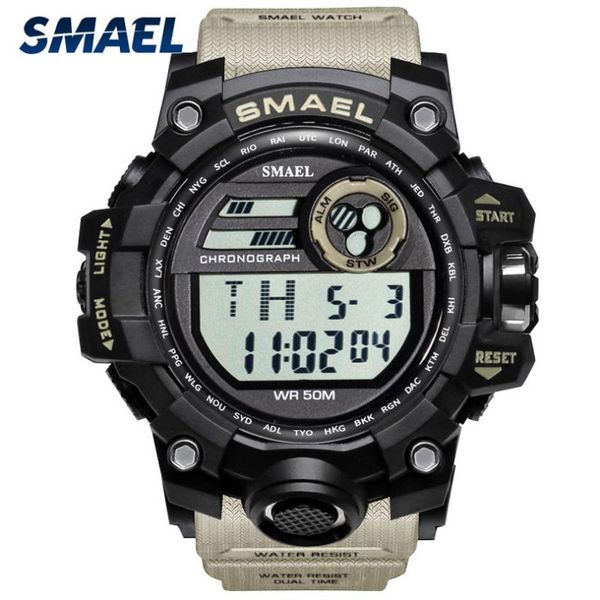 smael luxury sports watches waterproof led men digital watch s outdoor electronic watch men relogios masculino, Slivery;brown
smael luxury sports watches waterproof led men digital watch s outdoor electronic watch men relogios masculino, Slivery;brown
