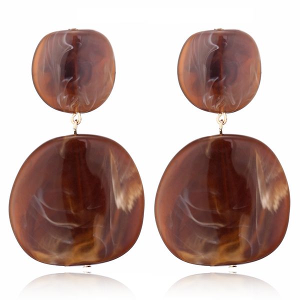 dangle & chandelier vintage brown irregular drop earring women geometric elegant big acetic acid dorp earrings ladies jewelry party girl gif, Silver
dangle & chandelier vintage brown irregular drop earring women geometric elegant big acetic acid dorp earrings ladies jewelry party girl gif, Silver