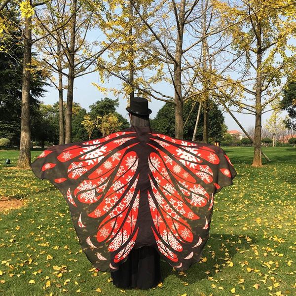 new women scarf for summer print cloak butterfly wing cape scarf, Blue;gray
new women scarf for summer print cloak butterfly wing cape scarf, Blue;gray