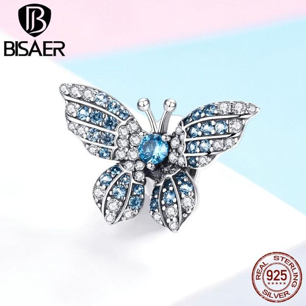 bisaer 925 sterling silver crystal butterfly beads zircon charms fit for bracelets bangles silver 925 jewelry efc061
bisaer 925 sterling silver crystal butterfly beads zircon charms fit for bracelets bangles silver 925 jewelry efc061