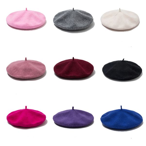 berets wool beret women girl warm autumn winter beanie hat cap vintage plain hats solid color elegant lady caps, Blue;gray
berets wool beret women girl warm autumn winter beanie hat cap vintage plain hats solid color elegant lady caps, Blue;gray