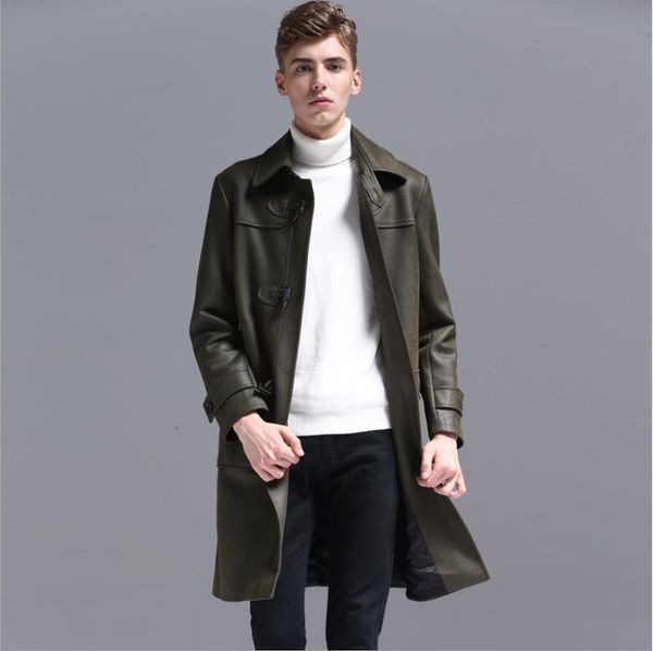 men's trench coats lapel suede coat men spring autumn deerskin velvet college style horn button large size windbreaker, Tan;black
men's trench coats lapel suede coat men spring autumn deerskin velvet college style horn button large size windbreaker, Tan;black