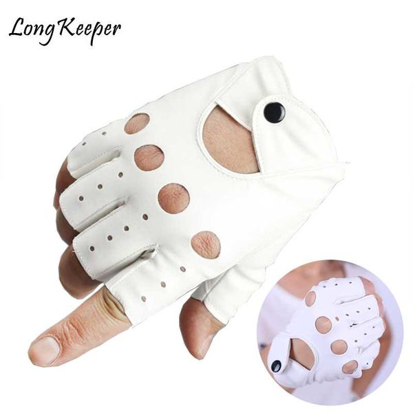 1 pair female half finger driving gloves 1 pcs fashion pu leather fingerless gloves for women white black female guantes luvas, Blue;gray
1 pair female half finger driving gloves 1 pcs fashion pu leather fingerless gloves for women white black female guantes luvas, Blue;gray