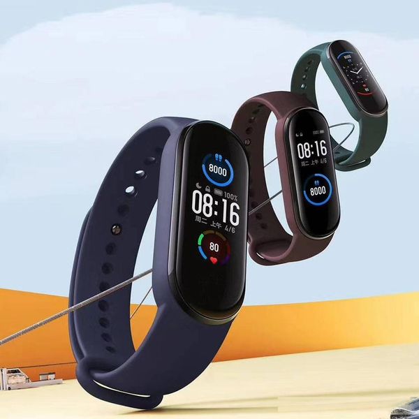 2020 iaomi mi band 5 smart bracelet 4 color touch screen miband 5 wristband fitness blood oxygen track heart rate monitorsmartband 
2020 iaomi mi band 5 smart bracelet 4 color touch screen miband 5 wristband fitness blood oxygen track heart rate monitorsmartband