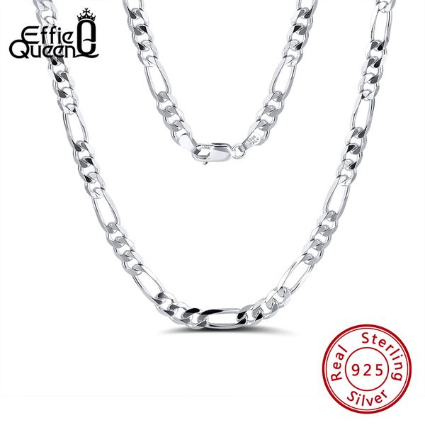 effie queen solid s925 silver diamond-cut figaro thick cuban chain women men necklace 40-60cm fashion chain jewelry sc34
effie queen solid s925 silver diamond-cut figaro thick cuban chain women men necklace 40-60cm fashion chain jewelry sc34