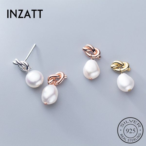 inzareal 925 sterling silver irregular pearl rope kont stud earrings for women party cute fine jewelry 2020 accessories gift, Golden;silver
inzareal 925 sterling silver irregular pearl rope kont stud earrings for women party cute fine jewelry 2020 accessories gift, Golden;silver