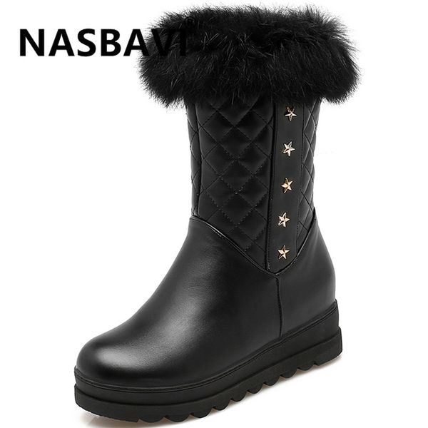 boots nasbavi 2021 women winter pu snow thick bottom waterproof warm star decoration ankle woman shoes, Black
boots nasbavi 2021 women winter pu snow thick bottom waterproof warm star decoration ankle woman shoes, Black