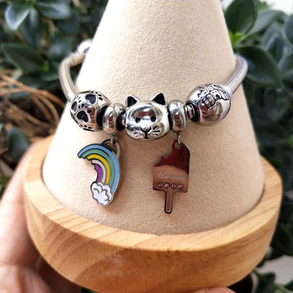 snake chain charms bracelet bangle for women diy jewelry stainless steel bracelet women friendship gifts, Golden;silver 
snake chain charms bracelet bangle for women diy jewelry stainless steel bracelet women friendship gifts, Golden;silver