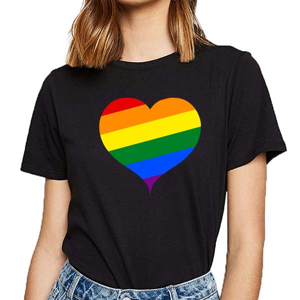 t shirt women the heart in the colors of the rainbow humor white cotton female tshirt
t shirt women the heart in the colors of the rainbow humor white cotton female tshirt