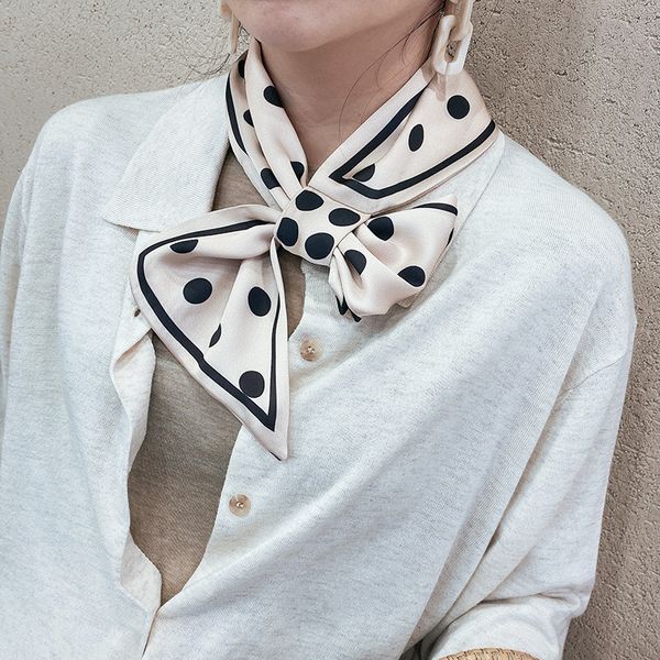 scarves women fashion neck scarf office lady design polka print foulard bandana elegant, Blue;gray
scarves women fashion neck scarf office lady design polka print foulard bandana elegant, Blue;gray