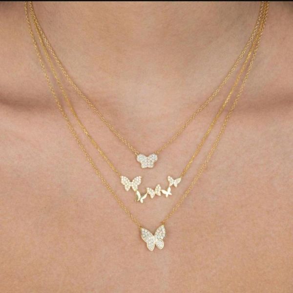 fashion five butterfly cubic zircon charms choker necklace for woman, Golden;silver
fashion five butterfly cubic zircon charms choker necklace for woman, Golden;silver