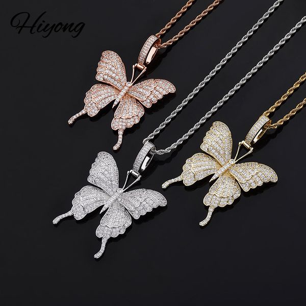 hiyong hip hop european and american pendant butterfly necklaces full of zircon men and women necklace chain choker jewelry gift, Silver
hiyong hip hop european and american pendant butterfly necklaces full of zircon men and women necklace chain choker jewelry gift, Silver