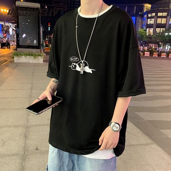 2020 летнего мультфильма нейтральных простой футболки clothingclothing панда с короткими рукавами футболки базы супер огнь рыхлых мод бренд, Blue
2020 летнего мультфильма нейтральных простой футболки clothingclothing панда с короткими рукавами футболки базы супер огнь рыхлых мод бренд, Blue