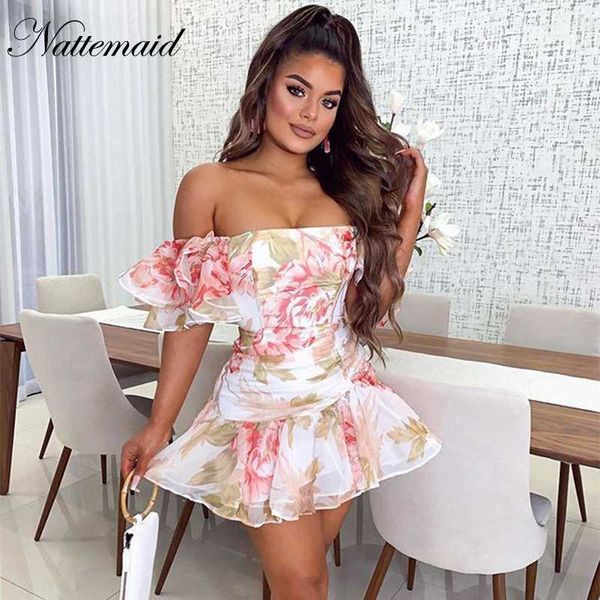 nattemaid off shoulder print floral dress summer back zipper mini dress backless ruffle beach wear women vestidos, Black;gray
nattemaid off shoulder print floral dress summer back zipper mini dress backless ruffle beach wear women vestidos, Black;gray
