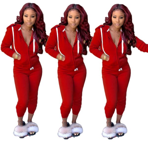 women tracksuit two piece outfits long sleeve hooded zipper cardigan pencli pants set ladies sportswear street clothes autumn, White
women tracksuit two piece outfits long sleeve hooded zipper cardigan pencli pants set ladies sportswear street clothes autumn, White