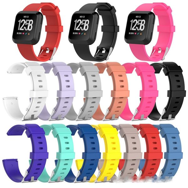 soft silicone replacement watch bands wristband bracelet band wearable belt strap for fitbit versa smart watchbands
soft silicone replacement watch bands wristband bracelet band wearable belt strap for fitbit versa smart watchbands