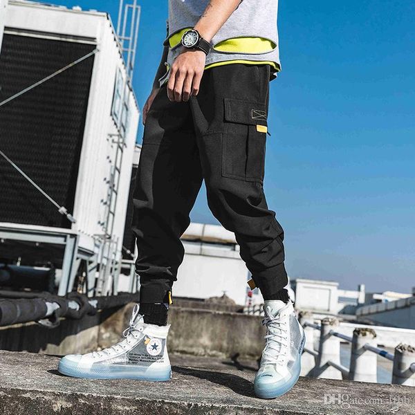 broek men cargo broek multi -pocket elastic tail harem hip hop casual joggers male m -3xl, Black
broek men cargo broek multi -pocket elastic tail harem hip hop casual joggers male m -3xl, Black
