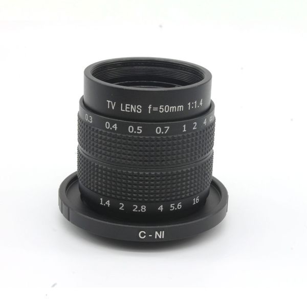 black 50mm f1.4 c mount cctv camera lens macro ring c to n1 adapter for nikon em5 gf5 gx1 gh3
black 50mm f1.4 c mount cctv camera lens macro ring c to n1 adapter for nikon em5 gf5 gx1 gh3