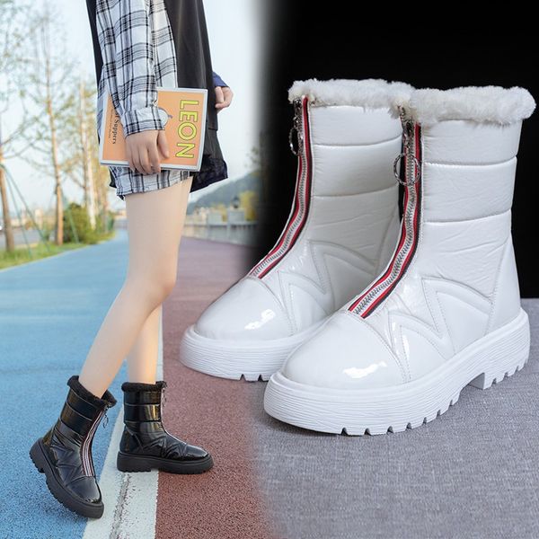 winter women snow ankle boots waterproof 2020 new ins light female cotton shoes platform fashion fur snow ankle boots, Black
winter women snow ankle boots waterproof 2020 new ins light female cotton shoes platform fashion fur snow ankle boots, Black