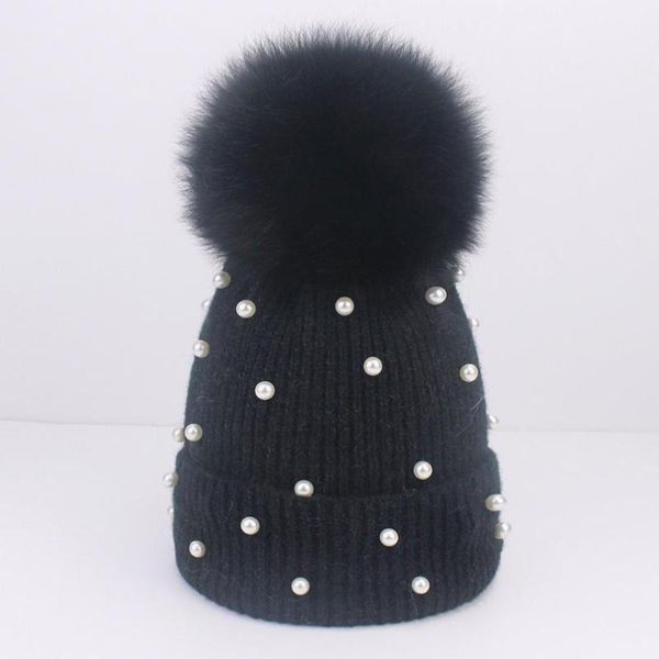 winter warm wool beanies hat women real natural fur pom poms pearl knitted hat girls female beanie cap pompom winter, Blue;gray
winter warm wool beanies hat women real natural fur pom poms pearl knitted hat girls female beanie cap pompom winter, Blue;gray