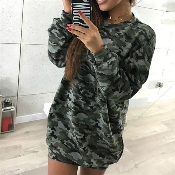 new autumn spring pullover t shirts women camouflage long sleeve t shirts o neck street outerwear t shirts, Black
new autumn spring pullover t shirts women camouflage long sleeve t shirts o neck street outerwear t shirts, Black