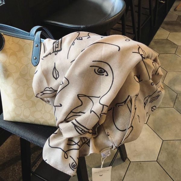 scarves 2021 fashion abstract scarf women winter joker black eyes cotton long shawl, Blue;gray
scarves 2021 fashion abstract scarf women winter joker black eyes cotton long shawl, Blue;gray