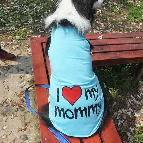 5pc/lot cotton i love daddy mommy large dog tshirts clothes vest for big dogs coat summer pet clothes 3xl-6xl y06
5pc/lot cotton i love daddy mommy large dog tshirts clothes vest for big dogs coat summer pet clothes 3xl-6xl y06