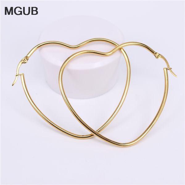 gold color heart-shaped stainless steel fashion hoop earrings for women girl's hypoallergenic jewelry diameter 45-75mm lh854, Golden;silver
gold color heart-shaped stainless steel fashion hoop earrings for women girl's hypoallergenic jewelry diameter 45-75mm lh854, Golden;silver