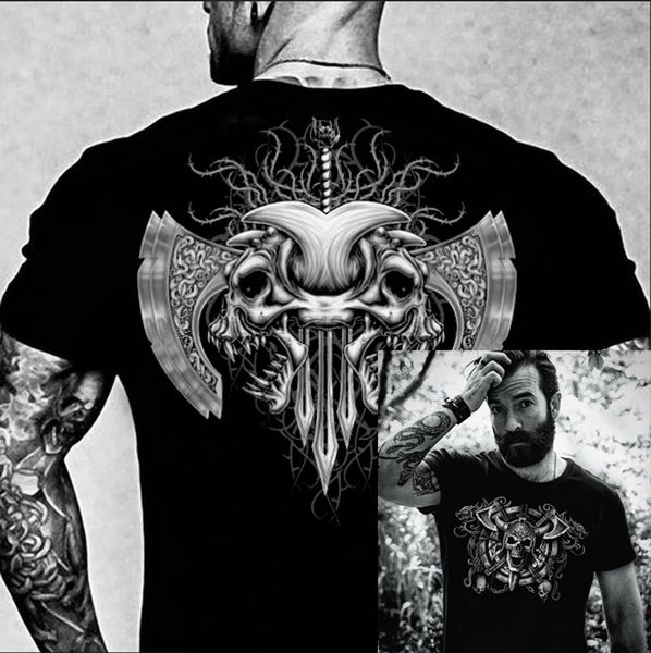 men women t shirt viking god of wor odin volhollo shirt cool tee top