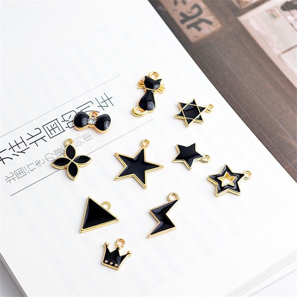 charms 10pcs/pack gold color bow crown charm pendants alloy metal enamel for diy jewelry making necklace bracelets accessories, Bronze;silver
charms 10pcs/pack gold color bow crown charm pendants alloy metal enamel for diy jewelry making necklace bracelets accessories, Bronze;silver