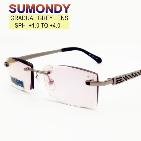 sumondy rimless gradual grey lenses reading glasses sunglasses sph +1.0 to +4.0 women men hyperopia presbyopia eyeglasses r110, White;black
sumondy rimless gradual grey lenses reading glasses sunglasses sph +1.0 to +4.0 women men hyperopia presbyopia eyeglasses r110, White;black