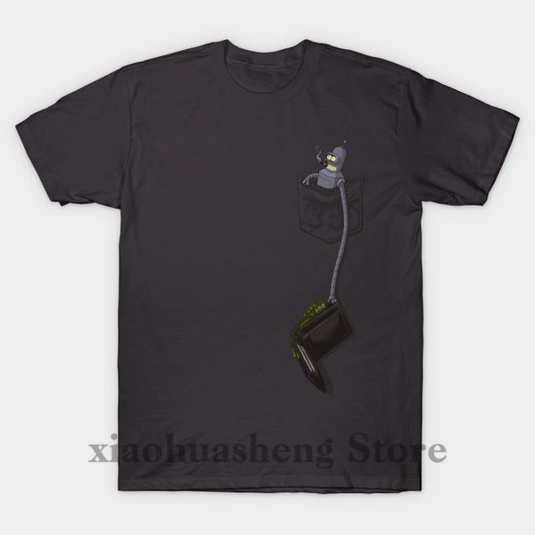 смешная printed мужчина t тенниска рубашка o-шея bender кармана женщин хлопок футболка
смешная printed мужчина t тенниска рубашка o-шея bender кармана женщин хлопок футболка