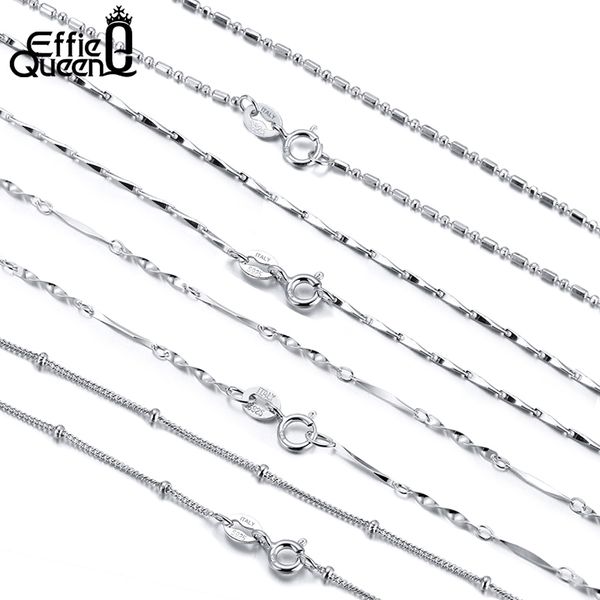 effie queen authentic 925 sterling silver ball bead bamboo chain necklace women long neck chain fine jewelry gift sc21
effie queen authentic 925 sterling silver ball bead bamboo chain necklace women long neck chain fine jewelry gift sc21