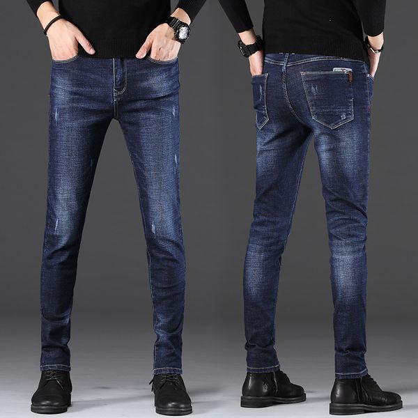 men's jeans 2021 plus velvet thickening increase straight stretch slim casual trend all match, Blue
men's jeans 2021 plus velvet thickening increase straight stretch slim casual trend all match, Blue