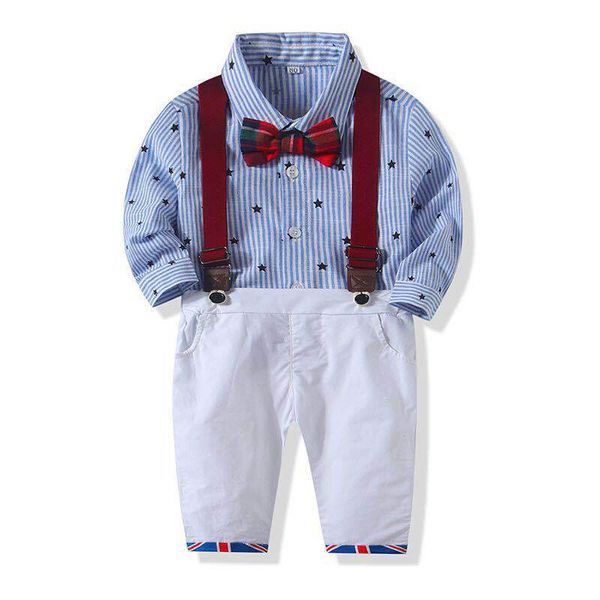 newborn high-quality spring and autumn suit baby crawling british wind gentleman boy pants two-piece suit-, Pink;blue
newborn high-quality spring and autumn suit baby crawling british wind gentleman boy pants two-piece suit-, Pink;blue