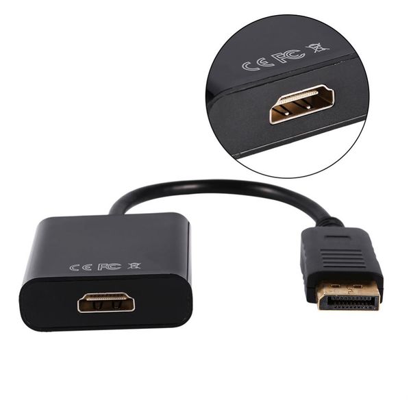 1080p gold plated dp to hdmi adapter cable dp displayport male to hdmi female converter adapter cable for pc laptop
1080p gold plated dp to hdmi adapter cable dp displayport male to hdmi female converter adapter cable for pc laptop