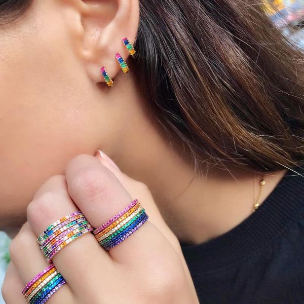 2021 brand new cubic zirconia baguette stones hoop ear earrings shinning wedding earrings delicate colorful rainbow cz jewelry, Golden;silver
2021 brand new cubic zirconia baguette stones hoop ear earrings shinning wedding earrings delicate colorful rainbow cz jewelry, Golden;silver